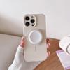 Fine ring liquid silicone magnetic attraction, suitable for iPhone15Pro Apple 16promax touch button 14p mobile phone case