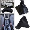 Car Gear Shift Knob Lever Stick Gaiter Boot Handbrake Grips Car Anti Slip Parking Hand Brake Boot Cover Case For Opel ASTRA H