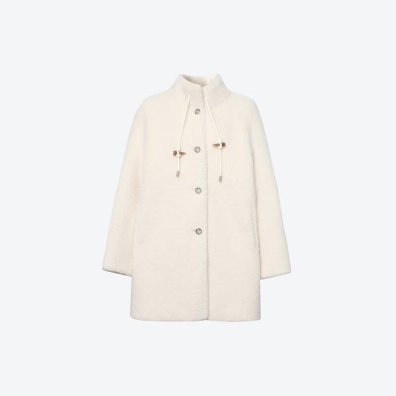 SEIFINI Women's Stand-Collar Fluffy Jacket