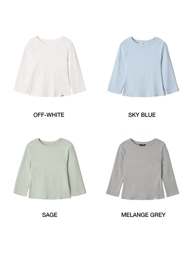 KIJUN Essential Mid Sleeve Tee (4Colors)