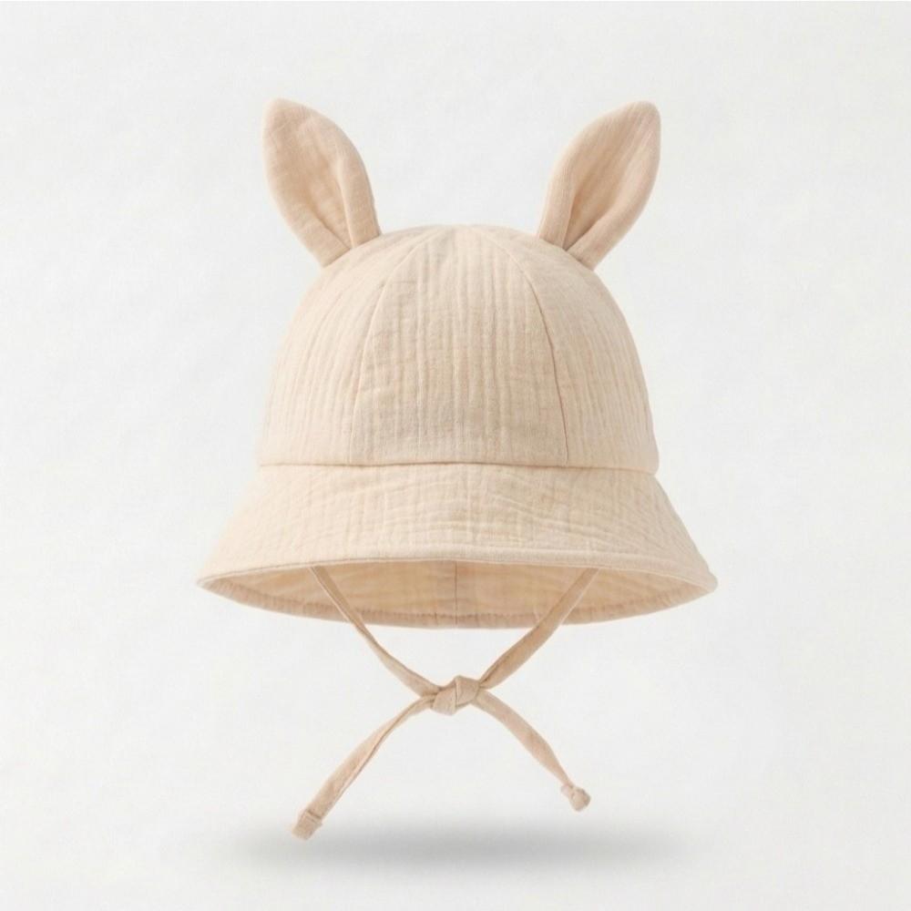Adjustable Baby Fisherman Hat Cute Rabbit Ears Baby Sunhat Fashion Bucket Cap Spring Summer