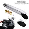 Universeller Motorrad-Auspuffschalldämpfer Retro Vintage Klassisch Galvanisiert Escap Moto für cg125 sr400 cb500 vt500 CM300 500 Cafe