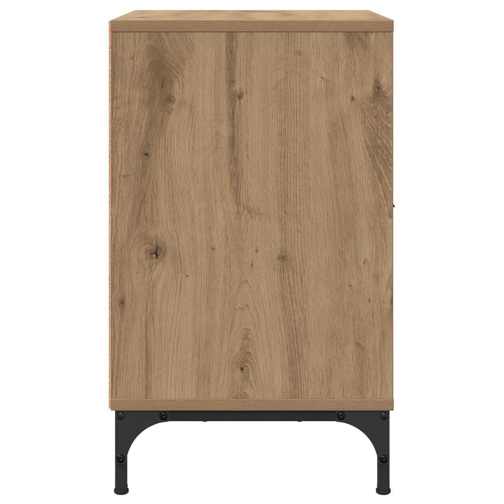 Nightstand Set of 2 Artisan Oak Finish 49 x 36 x 61 cm Engineered Wood