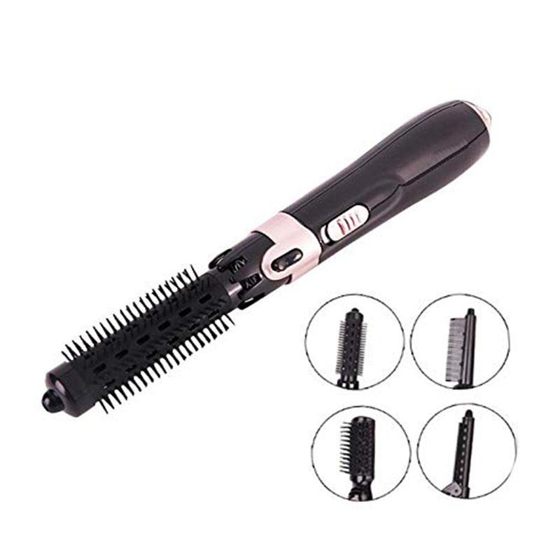 4-In-1 Hot Air Brush For Styling And Frizz Control Auto Rotating Curling Negative Ionic Curler Hair Dryer Brush