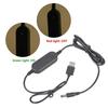 12V 12W Boost Converters Cable USB To 5.5x2.1mm Plug Featuring Power Switches Plastic Texture Suitable for Electronics