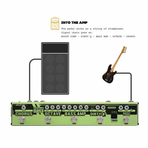 Valeton Dapper Bass DI Preamp for Stage and Live Performances