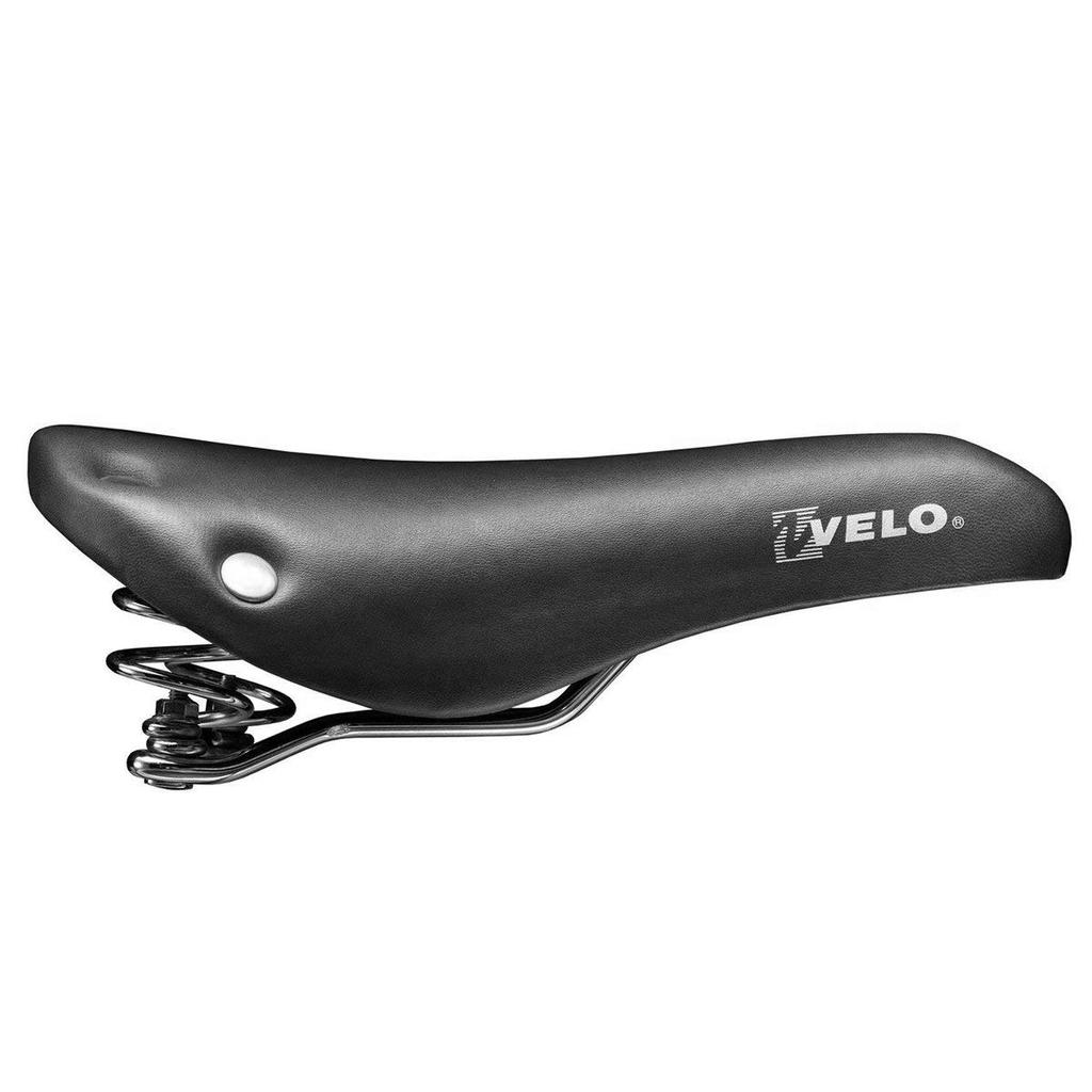 VELO Coil Spring Saddle BLACK VL-6067 SL-OTR-M002
