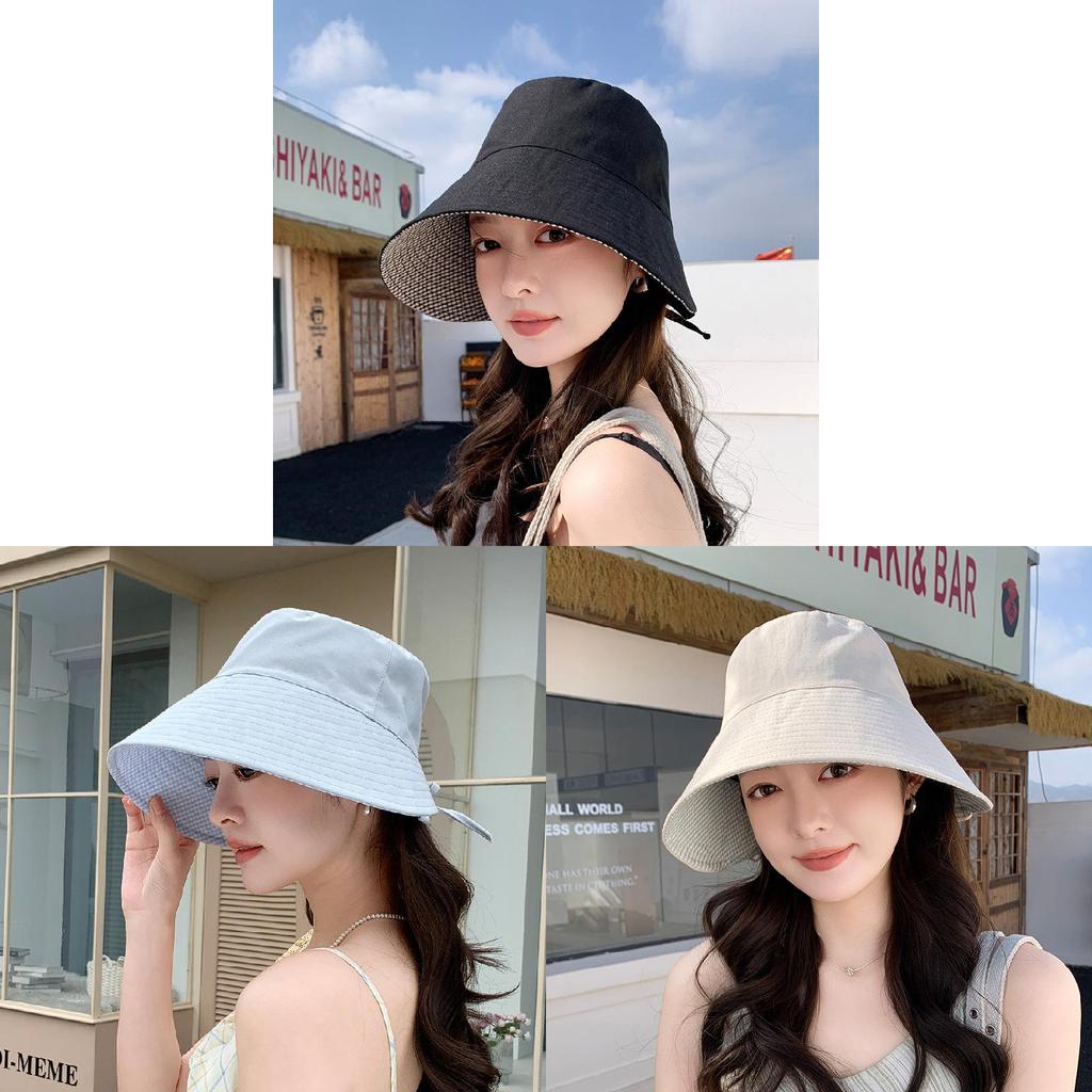 Fisherman Hat With Large Brim And Sun Protection For Summer Casual Wear