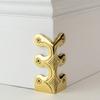 Retro Furniture Corner Protectors brass Skirting Board Corner Protector Decorative Corner Guard Board for Living Room Office