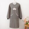 Lilang Happy Angel Breathable Cotton Long-Sleeve Kitchen Apron