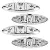 4Pcs Boat Cleat Stainless Steel Foldable Flip Up Marine Handware 6x2.1in
