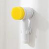 Cleaning Brush Bathroom Scrub Kitchen Tool USB 5 in 1 Handheld Bathtub to Clean Sink