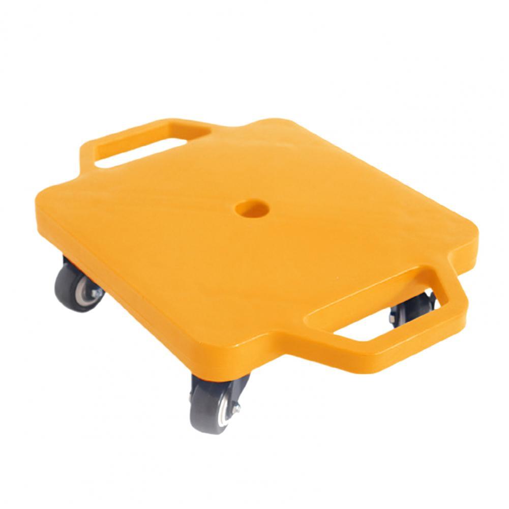 Playground Scooter Board Roller Universal Wheels Easy Control Seated Manual Scooter for Kids Skateboard оранжевый