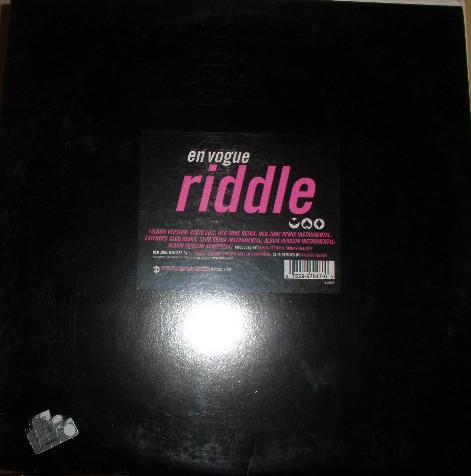 

12inch Record EN VOGUE - Riddle 067047 Elektra 2000 US Dance & Electronica Used