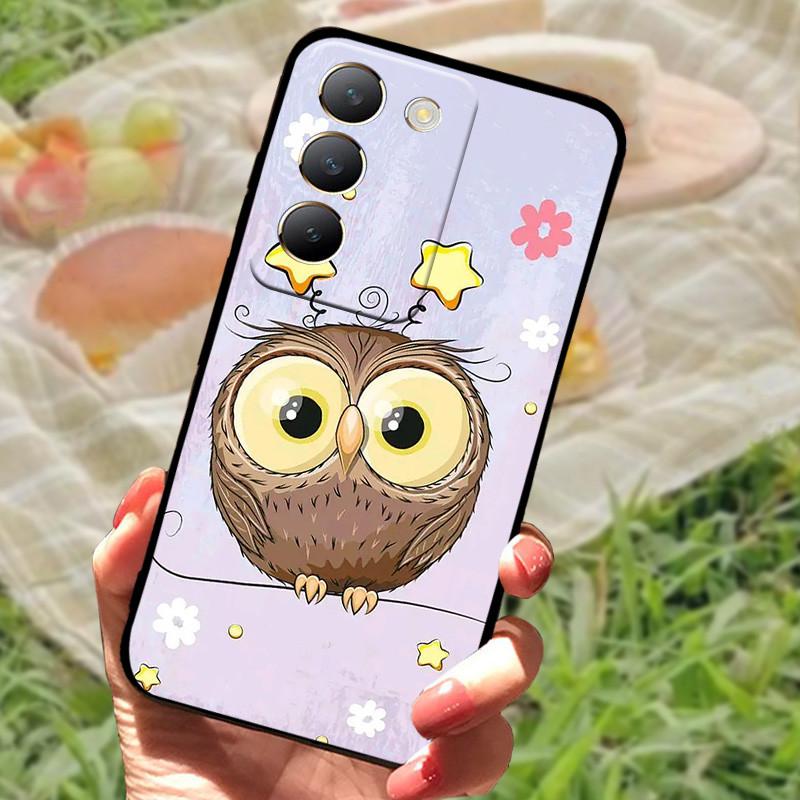 Für vivo V40 SE Hülle 2024 Silikon Bumper Weiche Hüllen für vivo V40 SE 5G Hüllen V40SE Cartoon Bemaltes Coque Fundas Schutz
