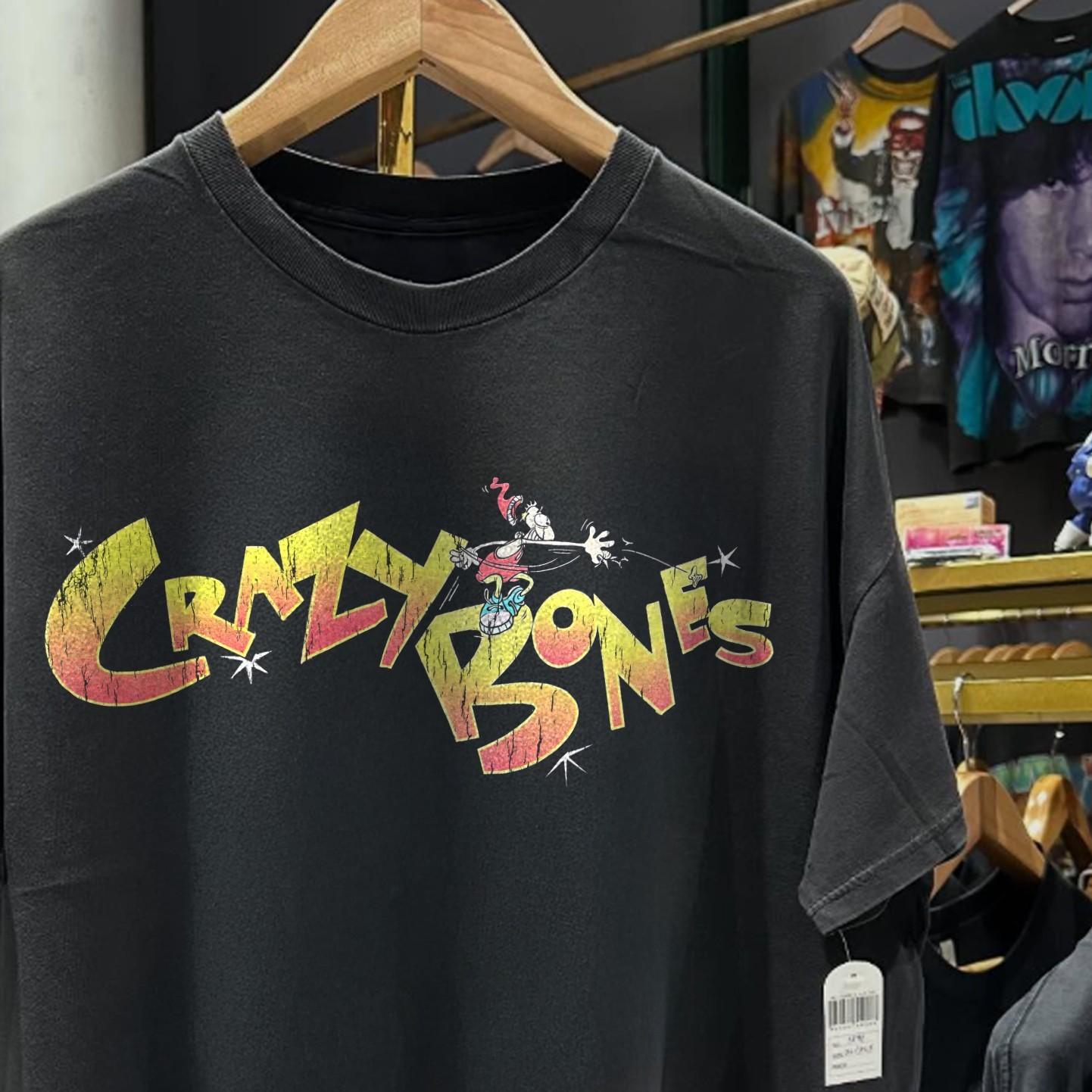 90s Crazy Bones Promo T-Shirt Black XXL L