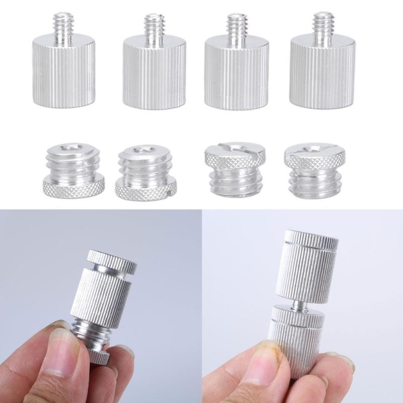 1/4in to 5/8in Aluminum Adapter for 1/4 Thread Rangefinder Tripod Adapter Converter Threaded Screw Adapter