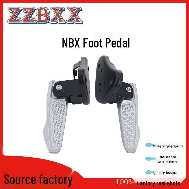 NBX Folding Footpegs: Rear Seat Motorcycle Modification Accessories