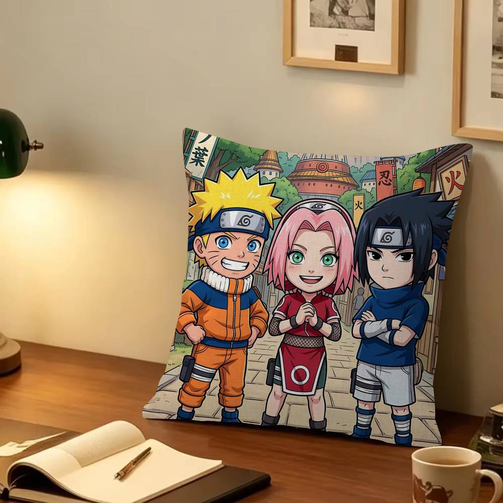 NARUTO cute pillow cover sofa cushion cover home room decoration children gift