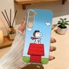 Cute S-Snoopy D-Dog Phone Case For Samsung A10 A12 A31 A40 A70 Transparent Cover