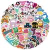 10/30/50/120pcs Funny Animal Sport Stickers Cute Cartoon Exercise Fitness Women Decals DIY Guitar Fridge Suitcase Reward Sticker