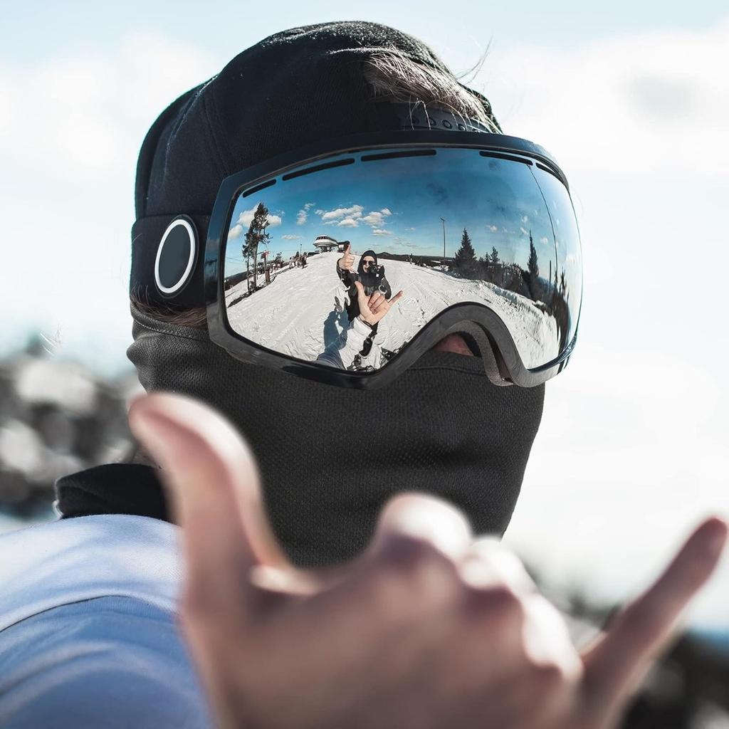 1 Stück Balakwa Skimaske für Herren und Damen Leichte Polyestermaske für Motorräder Snowboards und Outdoor-Sportarten