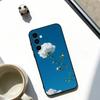 Aesthetic Healing Sky  Phone Case Black Silicone Soft For Samsung Galaxy A73,A72,A71,A70,A53,A52,A51