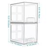 Transparent Storage Drawers Multi-Purpose Desktop Finishing Box Durable Blind Box Showcase  Bedroom