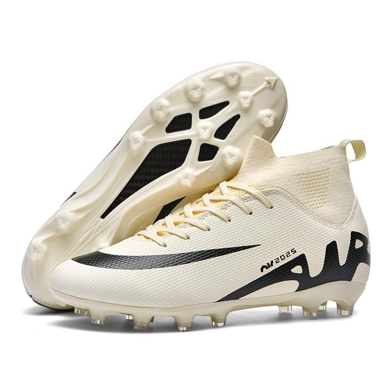 Nové dospělé fotbalové boty růžové pro chlapce a dívky teenagery děti studenty dlouhé kolíky AG zlomené kolíky TF tréninkové