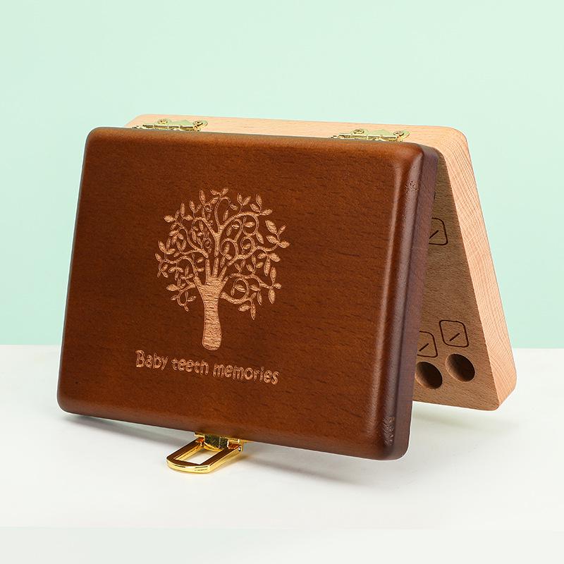 

Коробка-сувенир с изображением молочных зубов и волос плода 2023 года для мальчиков и девочек