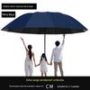 Twelve-Rib Extra-Large Dual-Purpose Manual Folding Umbrella for Men and Women, Business Sun Protection Sunshade Umbrella