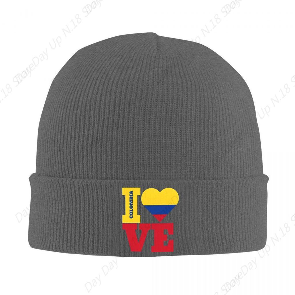 I Heart Venezuela Flag Knitted Hat WomenS MenS Beanie Autumn Winter Casual Hat Acrylic Venezuelan Sandwich Warm Caps