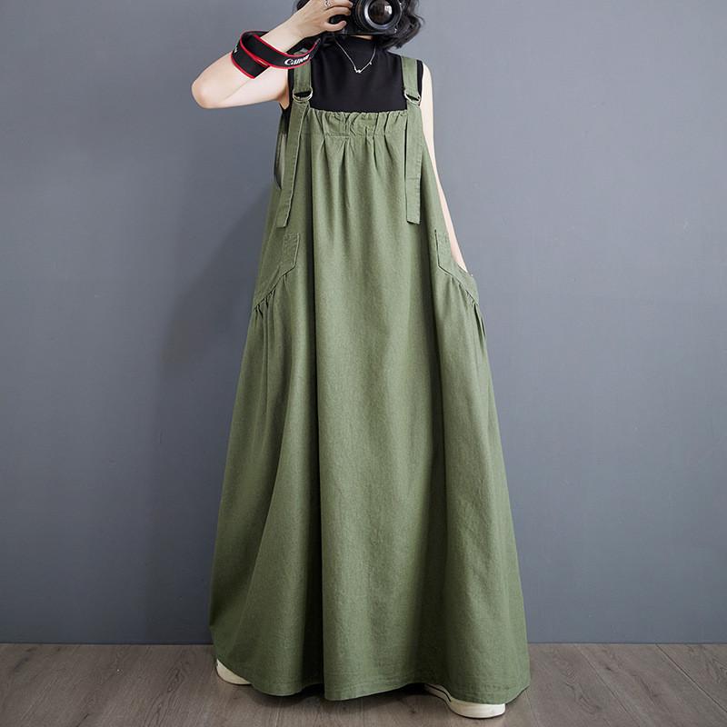 Denim Suspender Skirt For Women With High Waist And Flared Design For Spring Casual Wear