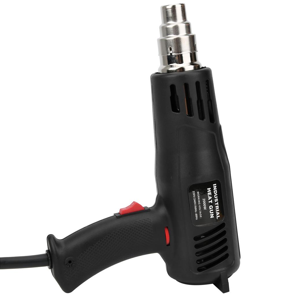 2000W Temperature Adjustable Hot Air Gun with Nozzles Industrial Tool