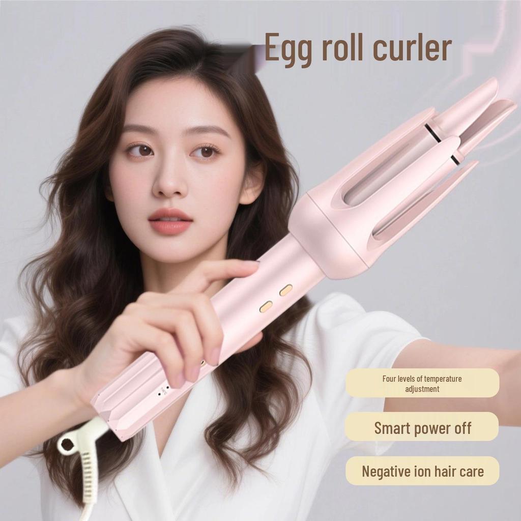 Korean Style 32mm Curling Iron for Large Curls – Safe, No Hair Damage, Perfect for Dorms and Easy Styling