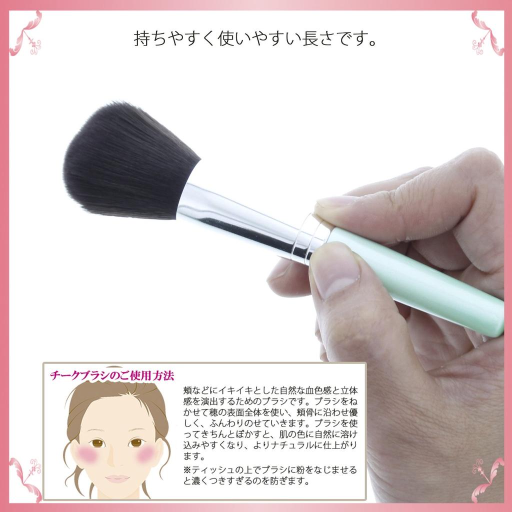 Shishida Seishindo Makeup Brush Type Cheek Brush Brush, PA-02