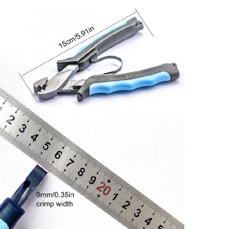 Fishing Crimping Tool Hand Crimper Tools Fishing Crimping Plier for Crimping Single Sleeve Fishing Gear Tackle