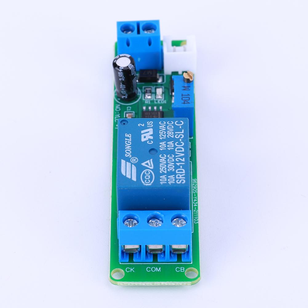 DC 12V Timing Relay Time Switch with Indicator Light Time Adjustable Relay Turn OFF Relay Module for Automation Equipment