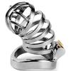 Stainless Steel Penis Lock Cock Cage for Men Chastity Cage Lock Belt