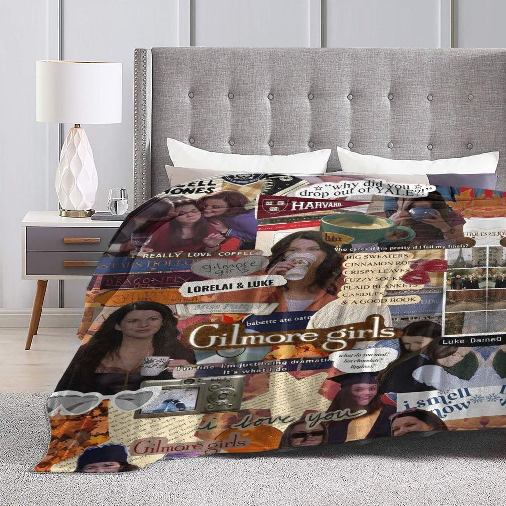 Soft Blanket Gilmore Girls Gilmore I Drink Coffee Like  Throw Blanket Flannel Bedspread For Couch Chair Sofa Bed Sofa Bed Cover