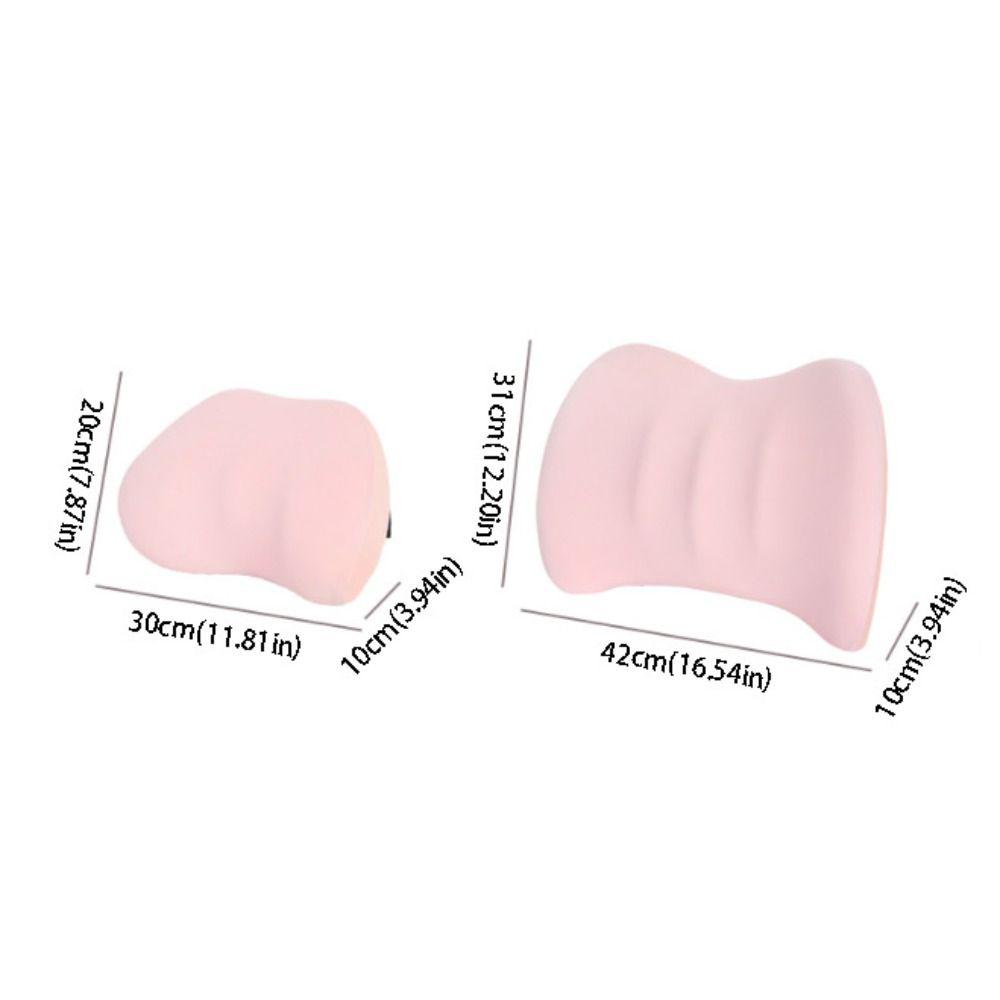 Backrest Design Car Seat Cushion Memory Cotton Neck Pillow Car Headrest Driving Support