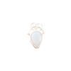 Aqua Chalcedony Gemstone 925 Sterling Silver Jewelry Handmade Boho Pendant 1.01" PP-56-18