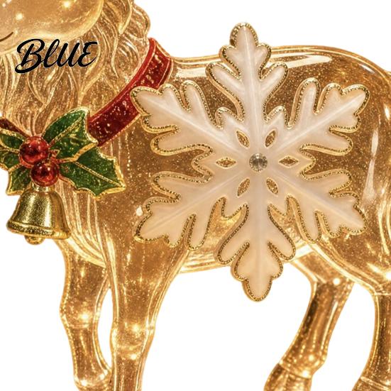 Hanging Decoration Elf Decorative Ornaments Clear Acrylic Tree Ornament Deer Christmas Pendant with for Door