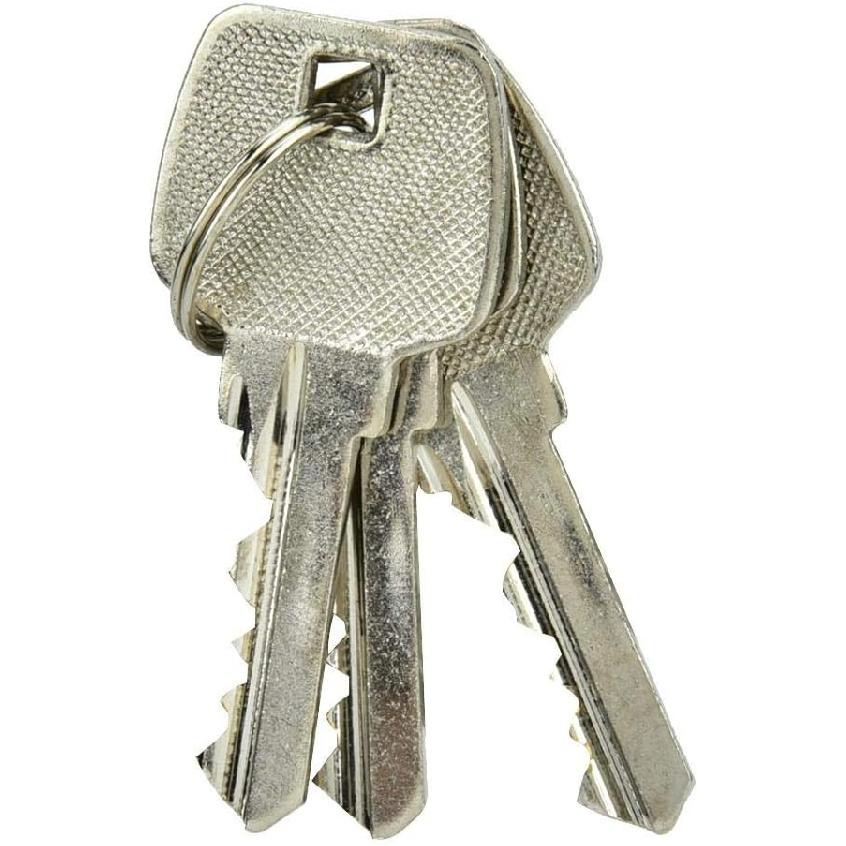 Sonew 60mm Copper Dual Open Lock Cylinder Anti-Theft Door Lock Cylinder with Keys Strong and Wear Resistant, Not Easy To