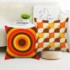 Retro 70er Geometrische Kissenbezüge Mid Century Modern Kreis Quadrat Druck Kissenhüllen, Vintage Heimdekoration Für Wohnzimmer