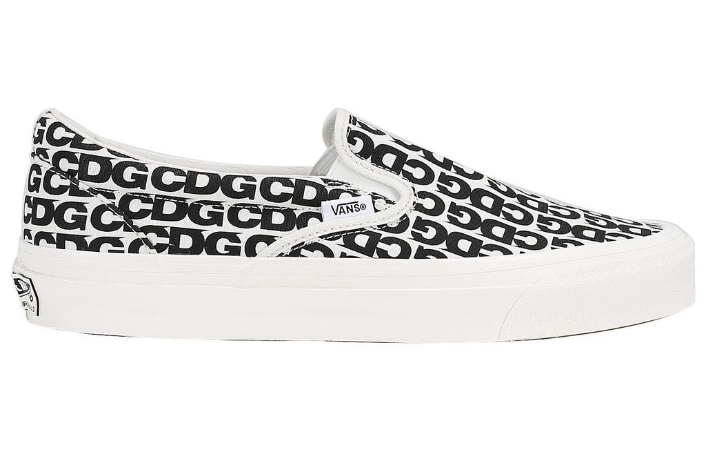 Slip-On Comme des Garçons x Slip-On Og Classic Vans 'CDG Print - Blanc De Blanc' VN0A32QNUY6