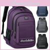 Student Large Capacity Travel Backpack With Letter Embossing Design Teens For