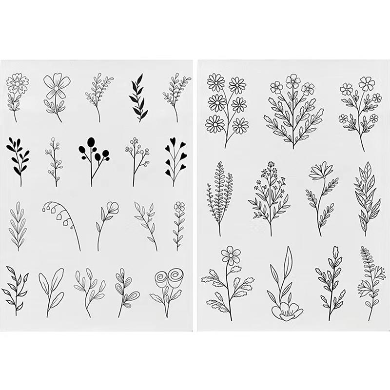 2pcs Embroidery Paper Water Soluble Stabilizer Paper for Embroidery Crafts Cross Stitch DIY Handmade Clothes Sewing Accessories