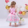 Nové Dětské Šaty pro Družičky s Květinami Letní Tylová Tutu Narozeninové Párty Šaty Vestido Infantil Kostým pro Děti Šaty pro Dívky Oblečení