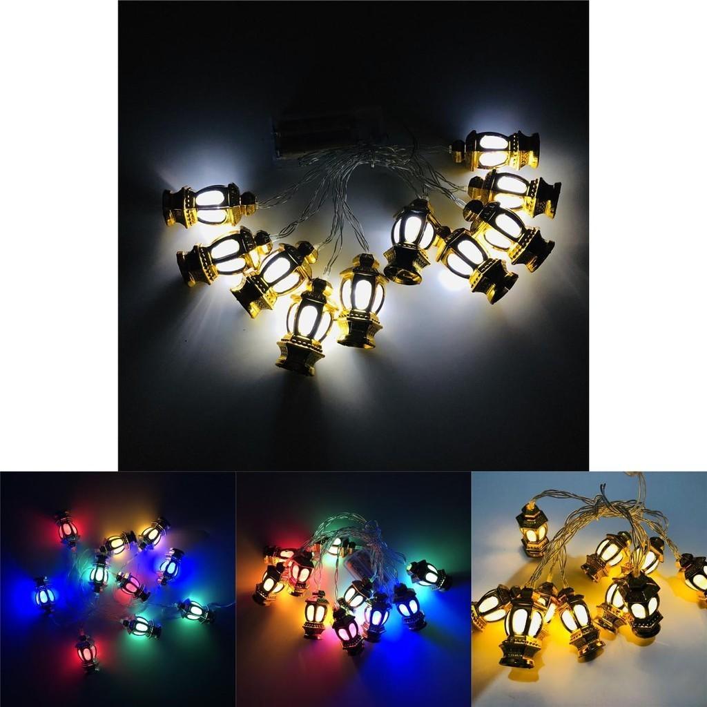 Exquisite Ramadan Eid Mubarak Lantern Led Fairy String Light Hanging Decoration